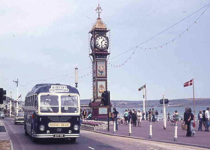 Royal Blue Bristol LS6G ECW 1299